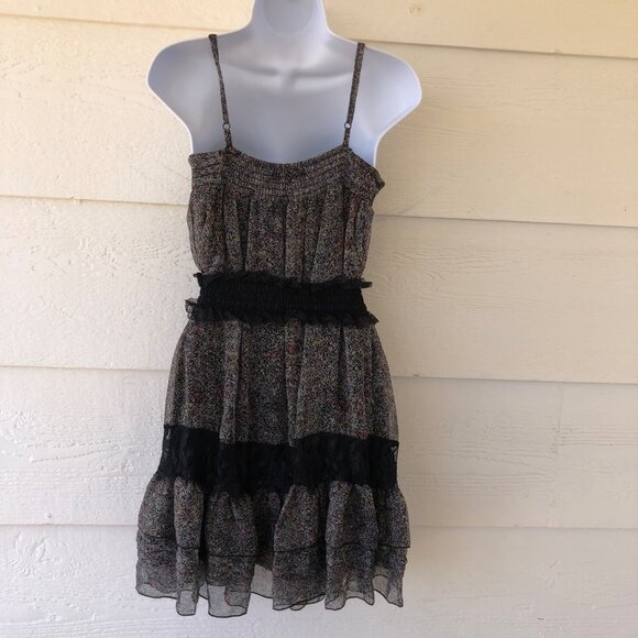 Ryu Flirty Spaghetti Strap Mini Dress Size Small Whimsical Punk - Picture 11 of 16